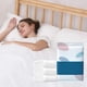 thumbnail image 1 of Juego de ropa de cama desechable de viaje de 4 piezas | Sábanas y funda nórdica para hotel | Funda de cama portátil de tela no tejida con sábana ajustable y 2 fundas de almohada para camping y pern, 1 of 6