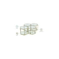 thumbnail image 2 of Meridian Furniture Sei Modular Stainless Steel and Glass 4 Piece Coffee Table, 2 of 5