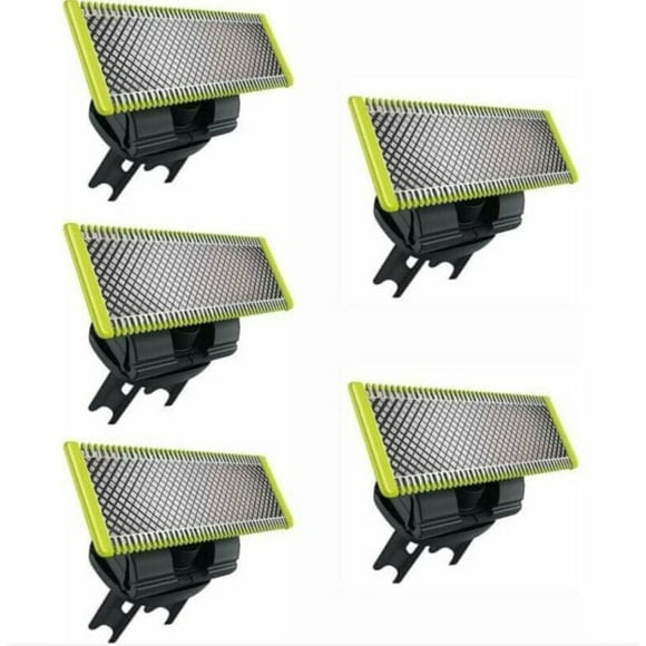 5-pack replacement blades for Philips OneBlade Mens Blades One Blade Pro