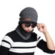 thumbnail image 2 of Gorro y bufanda Qarigey accesorio térmico para el cuello gris, 2 of 6