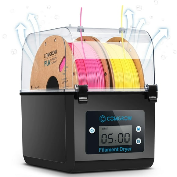 Caja secadora de filamentos para impresora 3D Comgrow compatible con 1,75/2,85 mm