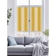 thumbnail image 4 of Non-Adhesive Static Cling Window Tint, Yellow Ombre Window Privacy Film Frosted, Farmhouse Yellow Gradient Modern Art Insulated Windows Frosted Films for Living room, 35.4 x 78.7 Inches, 4 of 9