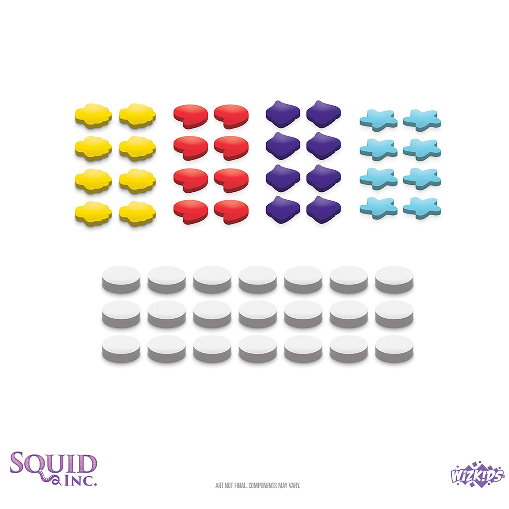 Wizkids: Squid Inc. - Strategy Board Game, Ages 14+, 2-4 Players, 60 Min