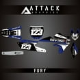 thumbnail image 2 of Attack Graphics Custom Fury Complete Bike Graphics Kit for Yamaha YZ250FX 2019, 2 of 4
