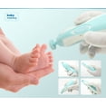 thumbnail image 3 of Baby Nail Clippers with Light  Electric Baby Nail Trimmer  Safe Baby Nail File for Newborn  Blue, 3 of 5
