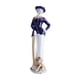 thumbnail image 3 of Estatua de cerámica de dama y perro, figura de niña, estatua elegante de porcelana para escritorio Estilo D, 3 of 9