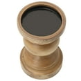 thumbnail image 4 of Mainstays Decorative Wood Pillar Candleholder, Natural, 6", 4 of 7