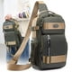 thumbnail image 2 of Bolso de pecho moderno y elegante para hombre, bolso cruzado sencillo y moderno, bolso de hombro informal para exteriores con múltiples compartimentos y gran capacidad, 2 of 6