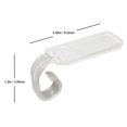 thumbnail image 2 of Simple Living Solutions 8Ct Mantel Sticky Hook Plastic Adhesive Clips, 2 of 7