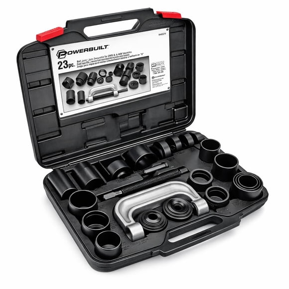 Powerbuilt Juego de servicio de rótulas y juntas universales de 23 piezas