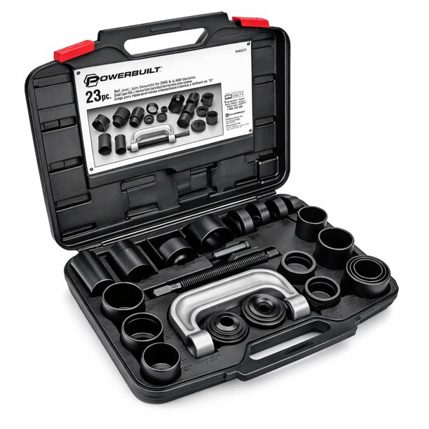 Powerbuilt Juego de servicio de rótulas y juntas universales de 23 piezas