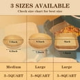 thumbnail image 2 of 300pcs Air Fryer Liners, 7.9 Inch Square Disposable Air Fryer Cooking Paper, Oil Resistant, Waterproof, Non-Stick Parchment Paper for 5-7 QT Air Fryer Baking Roasting Microwave, 2 of 7