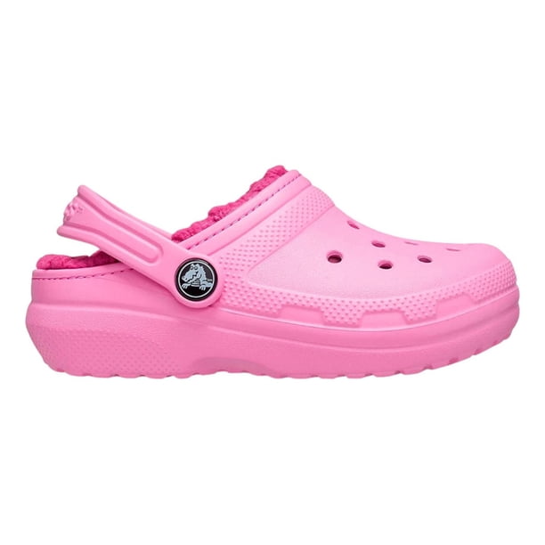 Sandalias Crocs Mujer Dama Classic Lined Clog rosa 24 MX