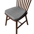 thumbnail image 1 of Bearachild Cojines de silla transpirables con forma de pezuña de caballo-tela de lino de estilo chino para cojines de asiento de esponja cómodos Decoración del hogar, 1 of 6