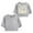 Gray, variant on Josiah Queen Merch Dusty Bibles T-Shirt For Women&Girls Midriff Short Sleeve Summer Clothing Vest Tee