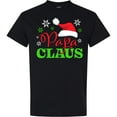 thumbnail image 3 of Inktastic Papa Claus with Christmas Santa Hat and Snowflakes T-Shirt, 3 of 5