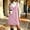 Pink, variant on Liuinsasek Fall Dress for Women Fashion Sleeveless Suede V-Neck Simple and Classic Short Dress with Pockets Daily Casual Warm Outfits