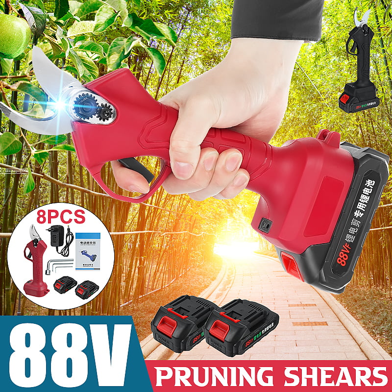 Cordless Lithium Electric Pruning Shears Garden Tree Secateur Trimmer 16.8V 21V 