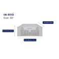 Hauslane IN-R110 30” Smart Range Hood In-Cabinet Design, HauSMART App ...