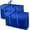 Blue, variant on 100L Extra Large Storage Bags, Big Moving Bags with Strong Zippers & Carrying Handles, Packing Bags for Moving, Storage, Travel and Camping, Storage Totes For Space Saving (Grey, 2 Pack)