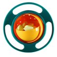 thumbnail image 3 of Cuenco giroscópico universal Cuenco antidesbordamiento Cuenco giroscópico de rotación suave de 360 grados Verde, 3 of 5