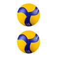 thumbnail image 1 of Eigraketly Pelota de PU de tacto para voleibol de tamaño 5, para deportes al aire libre en interiores, arena, playa, competición, tren V300W 2piezas, 1 of 6