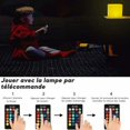 thumbnail image 4 of Luz nocturna LED con forma de cubo luminoso de 10 cm para niños con control remoto, regulable ajustable, 16 colores de iluminación, lámpara de noche que cambia de color, lámpara de humor, 4 of 5