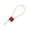 Red, variant on Secure Cable Ties 12 Inch Red Blank Pull Tight Stainless Steel Cable Seal with 2.5mm wire - 50 Pack