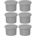 thumbnail image 3 of Tapones de silicona para vino: se sellan en botellas, tapas reutilizables para cerveza, vino, ¡fáciles de limpiar! (paquete de 6, gris), 3 of 5