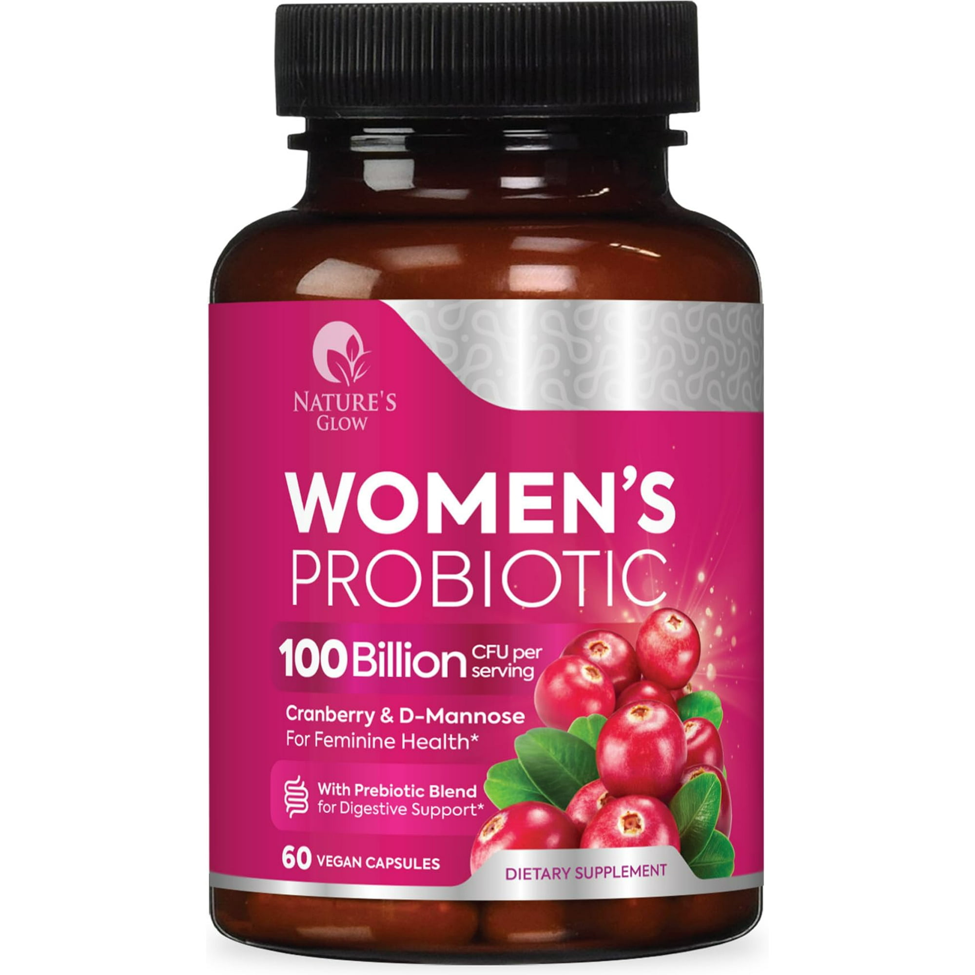 Probiotics for Women With 50 Billion CFU - Multi Strains Womens Probiotic With Acidophilus For Daily Digestive, Vaginal & Urinary Health Support, Immune Support, Shelf Stable - 60 Capsules