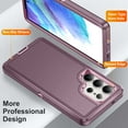 thumbnail image 4 of Dteck for Samsung Galaxy S25 Ultra Case,Hybrid Silicone+PC Drop Test Heavy Duty Sturdy Shockproof Slim Fit Protective Phone Cover for Galaxy S25 Ultra,Purple, 4 of 6