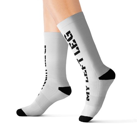 My Left Leg, My Right Leg Sublimation Socks