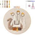 thumbnail image 1 of Kit de bordado navideño Xinyu Belén para principiantes DIY (King), 1 of 7
