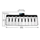 thumbnail image 2 of Children's Electronic Piano Mat Oversized Foldable Educational Blanket Musical Instrument Non-Slip Play Mat, 2 of 5