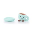 thumbnail image 4 of Apricot Lamb Mint Green Leisure Coffee Plush Toy for Kids 3.1 Inches, 4 of 6