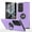 Purple, variant on ELEHOLD for Samsung Galaxy S24 Plus Rugged Case with Metal Ring Holder Kickstand Work with Magnetic Car Mount Shockproof Hybrid Cover with 1 Pack Screen Protector for Samsung S24 Plus,Purple