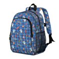 thumbnail image 2 of Police and Fire Red Pattern Backpack for School, Cute School Bag with Adjustable Shoulder Straps and Padded Back, 15"x11.42"x5.5", 2 of 5