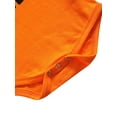 thumbnail image 4 of Sunisery 3PCS Newborn Infant Kids Baby Girls Halloween Pumpkin Face Romper Tutu Skirt Headband Set Orange Black 12-18 Months, 4 of 6