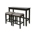 thumbnail image 1 of Home Sofa Table with Two Stools, Espresso, 1 of 1