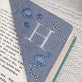 thumbnail image 1 of Huayishang ?? 26 Letters Elegant Personalized Hand Embroidered Corner Bookmark Four Seasons Fun Bookmark Decoration Handmade Custom Letter Bookmark Hand Stitched Corner Bookmark, 1 of 4