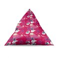 thumbnail image 4 of Fruits Lounger Chair Bag, Slices of Dragon Fruits and Leaves Tropical Pitaya and Polka Dots, High Capacity Storage with Handle Container, Lounger Size, Magenta Teal, by Ambesonne, 4 of 5
