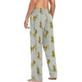 thumbnail image 5 of Top-kevin Tiger Men's Pajama Pants Cartoon Dinosaur Pjs Bottoms with Pockets Sleep Lounge Pants for Men, 5 of 13