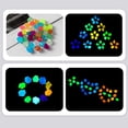 thumbnail image 2 of 200 piezas de piedras que brillan en la oscuridad, piedras brillantes, decoración de piedra fluores Tomshoo Piedra luminosa, 2 of 7