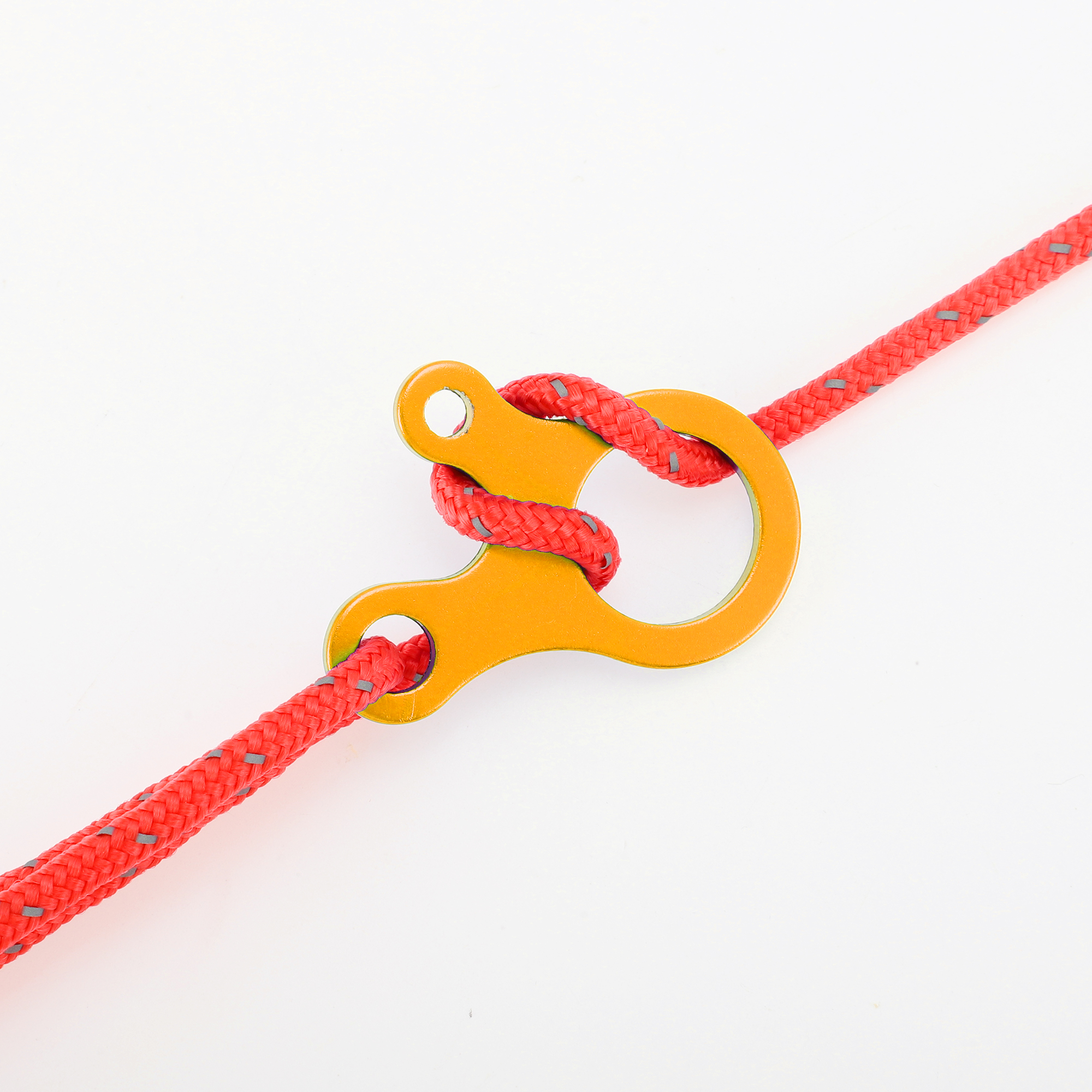 Unique Bargains 8Pcs Rope Buckle Aluminum Alloy Cord Adjuster ["Yellow"]