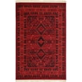 thumbnail image 2 of Rugs.com Bokhara Collection Rug – 6' x 9' Red Low Rug Perfect For Bedrooms, Dining Rooms, Living Rooms, 2 of 8