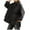 #43-black winter coats for women, variant on UPPADA Women's Winter Cropped Puffer Jacket with Hood Waterproof Short Warm Quilted Jacket Puffy Bubble Coat Outerwear with Pockets,Plus Size Women's Jackets White,L