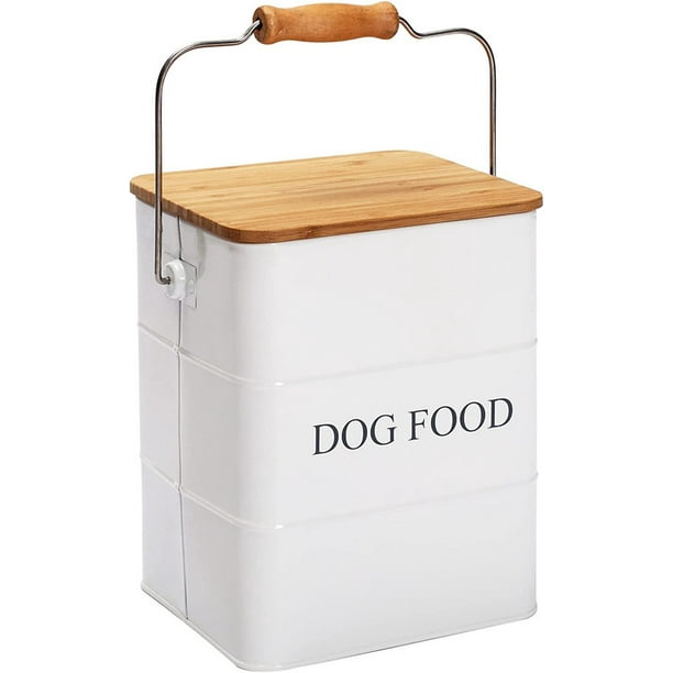 Pethiy Dog Food Storage Container Dog Treats Jar, Farmhouse Dog Food