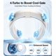 thumbnail image 3 of TORRAS COOLiTE Ventilador de cuello portátil, flujo de aire turbo de 8450 RPM, ventilador de cuello recargable con batería de 14,6 H, 3 velocidades, refrigeración de 360°, ventilador personal ligero y, 3 of 5