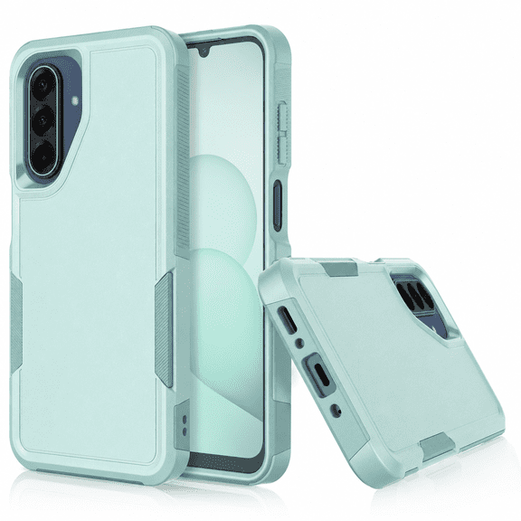For Samsung Galaxy A26 5G Case, Shockproof Heavy Duty Rugged Cell Phone Case for Samsung Galaxy A26 5G, M&H Military Grade Protection Dual Layer Sturdy Cover Slim Bumper - Green