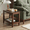 Walnut, variant on Solid Wood Rustic Side Table, 2-Tier End Table with Shelf, Rubberwood Sofa Table for Living Room, Cherry